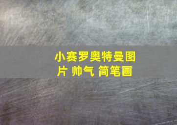 小赛罗奥特曼图片 帅气 简笔画